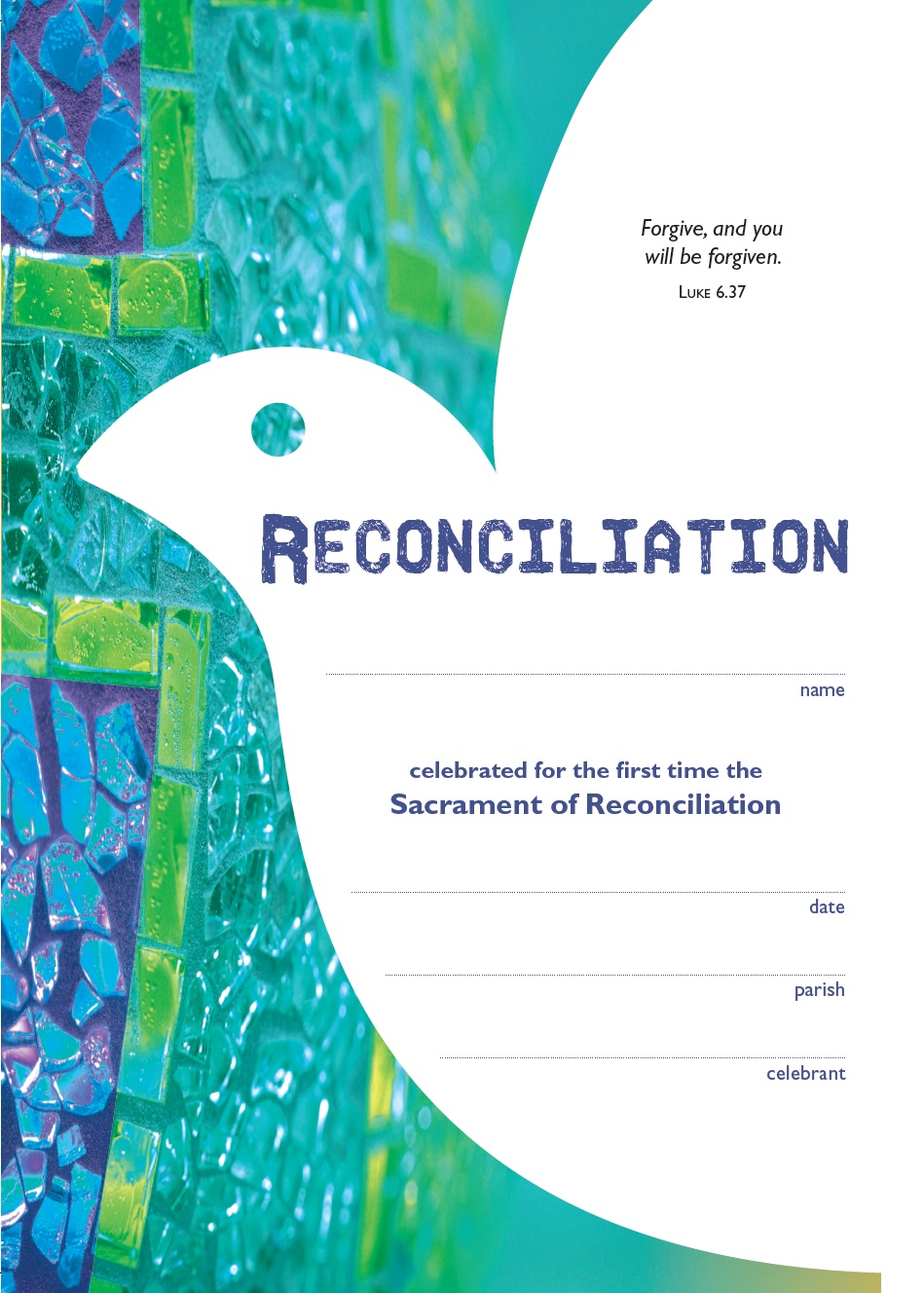 Becoming Catholic Reconciliation Certificate | Garratt Publishing