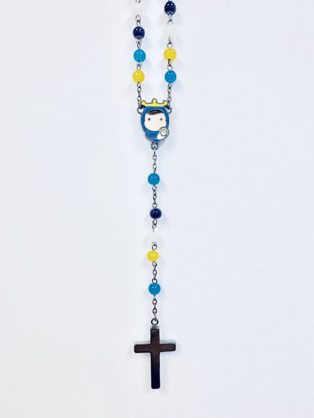 Tiny Saints Rosary Multicolour