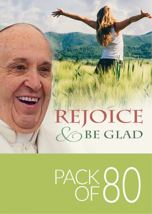 Rejoice and Be Glad:  An Australian Group Reading Guide to Pope Francis’ Gaudete et Exsultate Pack of 80 copies