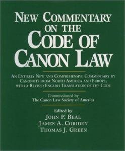 New Commentary on the Code of Canon Law hardcover