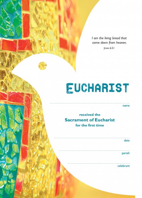 Becoming Catholic Eucharist Certificate