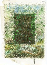 Come to the Woods- Pilgrimage Reflections Series A3 Print