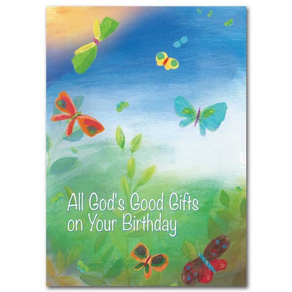 All God's Good Gifts on Your Birthday - Birthday card pack 5