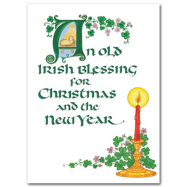 An Old Irish Blessing - Christmas Card box 20