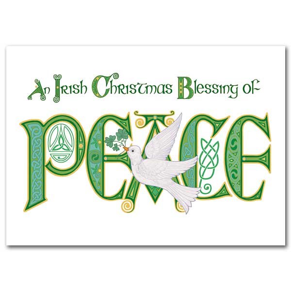 An Irish Christmas Blessing of Peace - Christmas Card box of 18