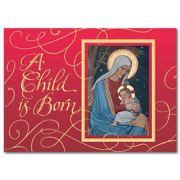 A Child is Born - Christmas Card box of 18