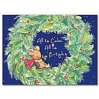 All is Calm Christmas card pack of 20