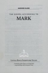 Gospel According to Mark Answer Guide 