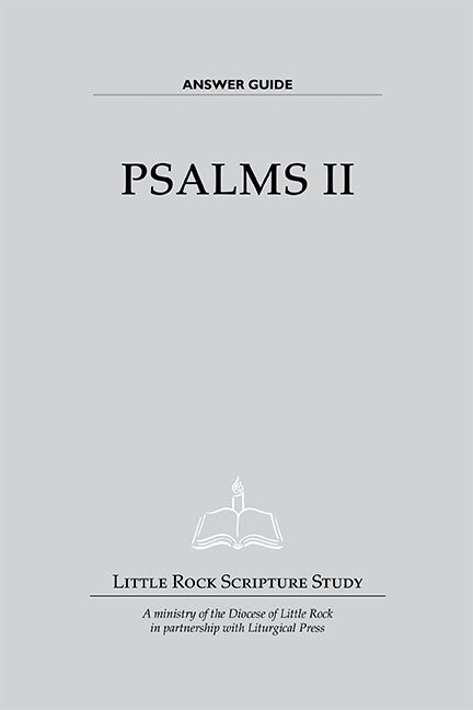 Psalms II Answer Guide 